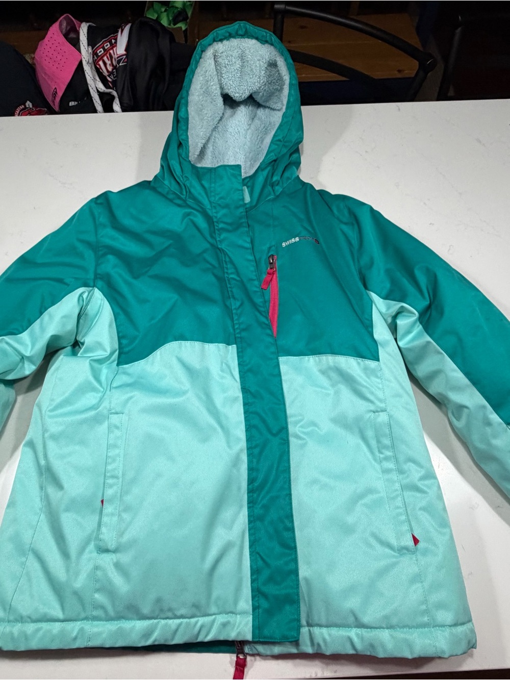 Kids Teal Two-in-1 Winter Jacket - SwissGear